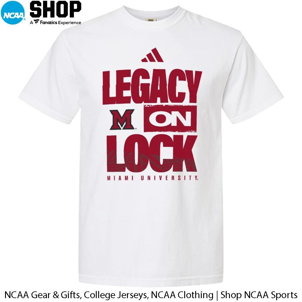 Official Miami RedHawks 2026 Legacy On Lock March Madness T-Shirt