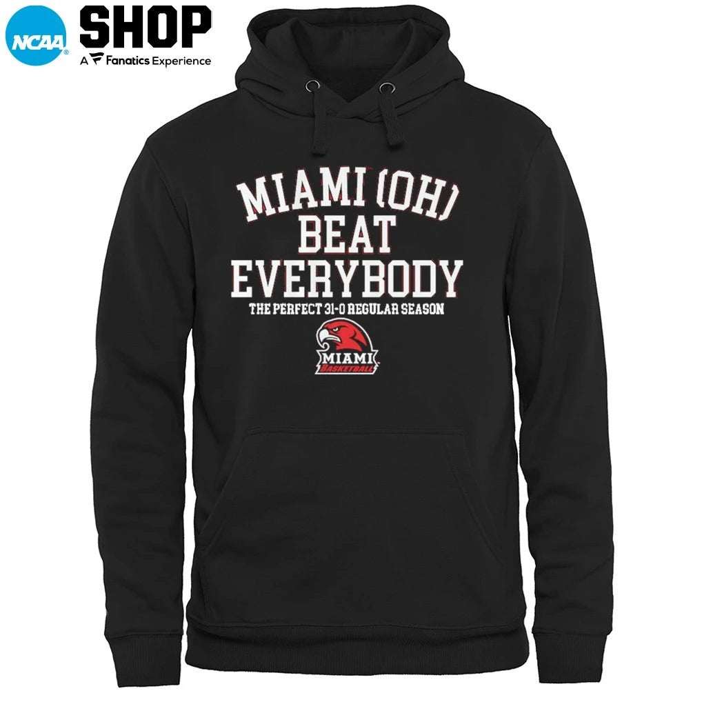 Official Miami RedHawks Beat Everybody The Perfect 31-0 Regular Season T-Shirt