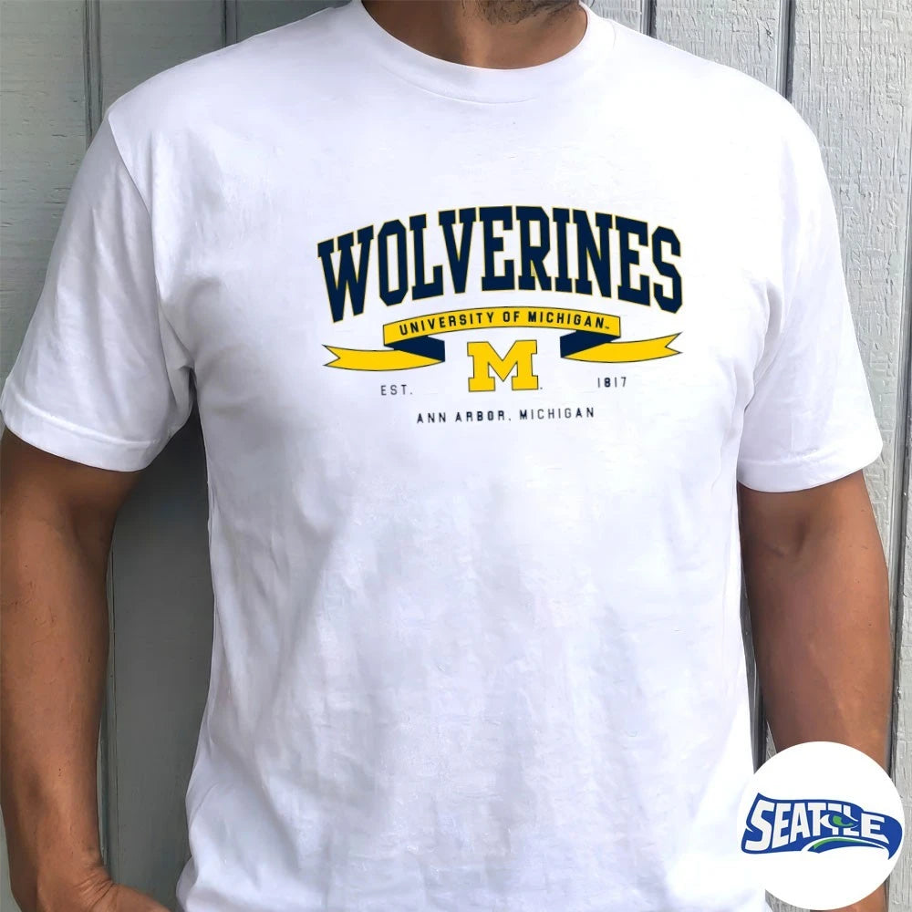 Official Michigan Ribbon Flight – University Of Michigan Wolverines Est. 1817 Ann Arbor, Michigan t-shirt