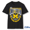 Official Michigan Wolverines 2026 NCAA March Madness Sweet 16 Seven No 1 Seed Midwest t-shirt
