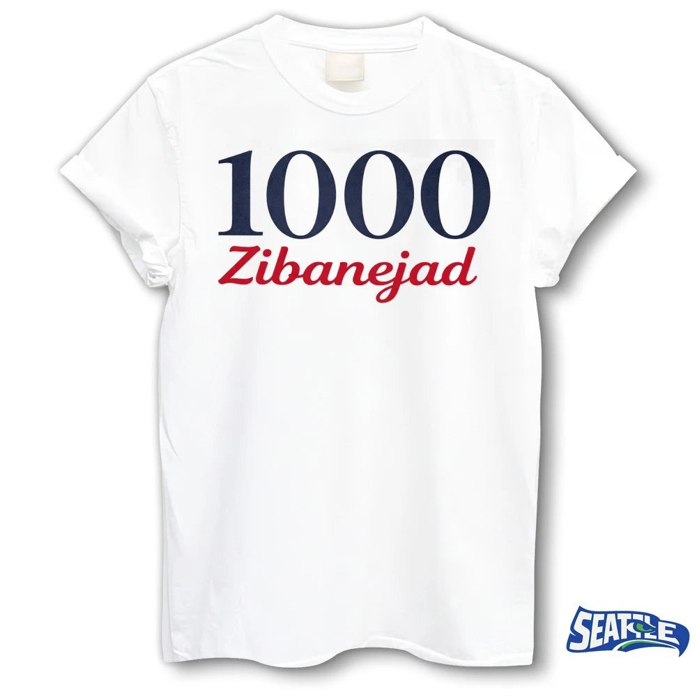 Official Mika Zibanejad 1000th New York Rangers Game Commemorative t-shirt