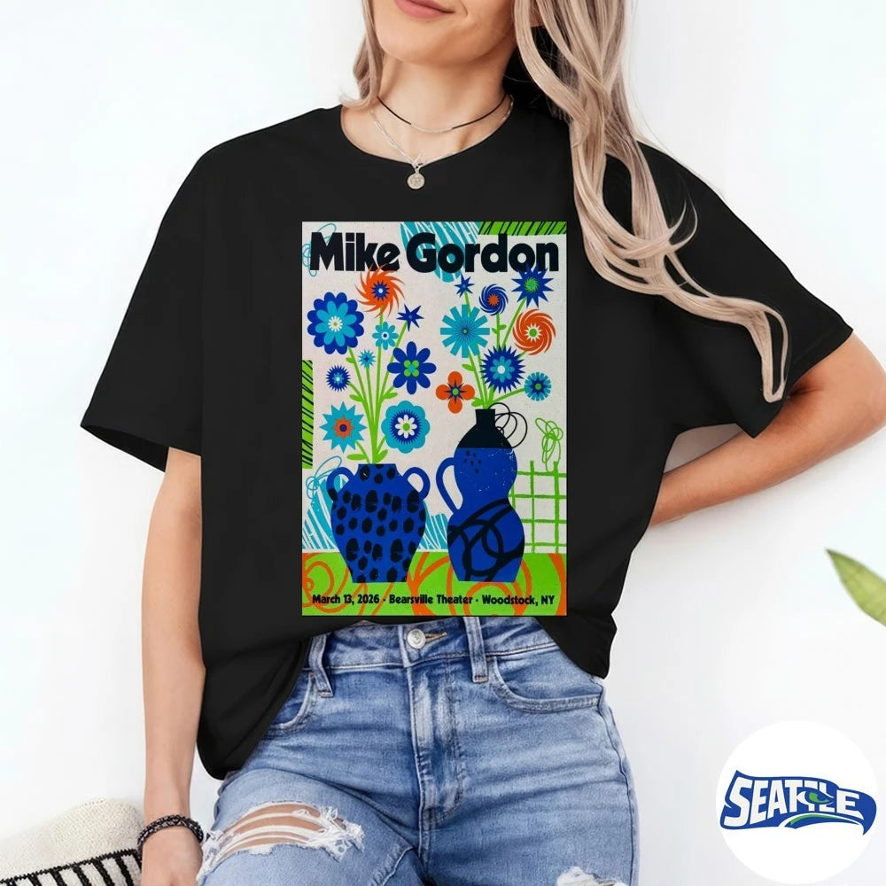 Official Mike Gordon March 13 2026 Bearsville Theater Woodstock, NY Poster t-shirt