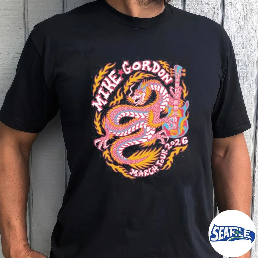 Official Mike Gordon March Tour 2026 t-shirt