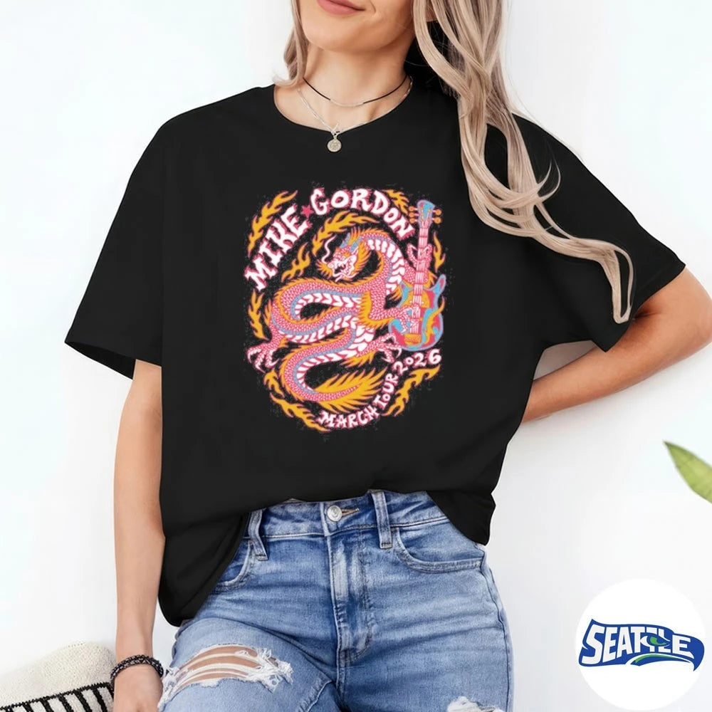Official Mike Gordon March Tour 2026 t-shirt
