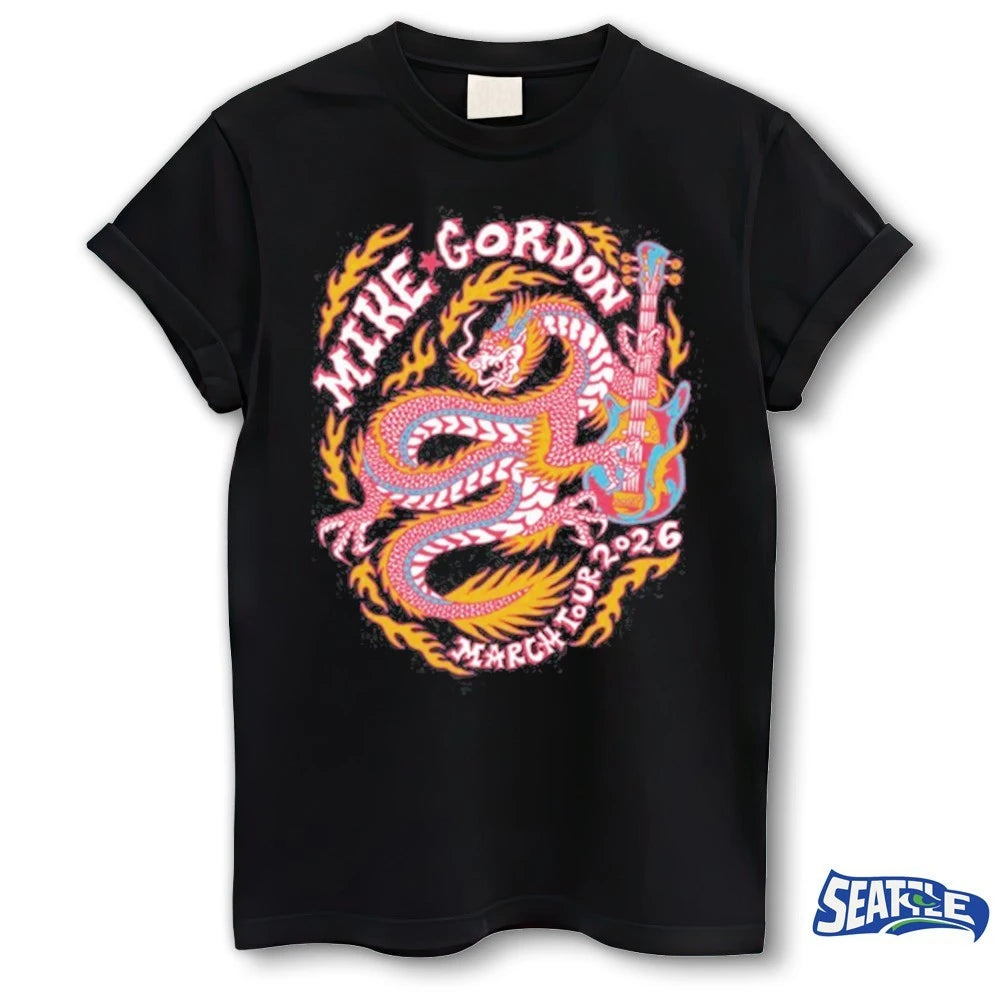 Official Mike Gordon March Tour 2026 t-shirt
