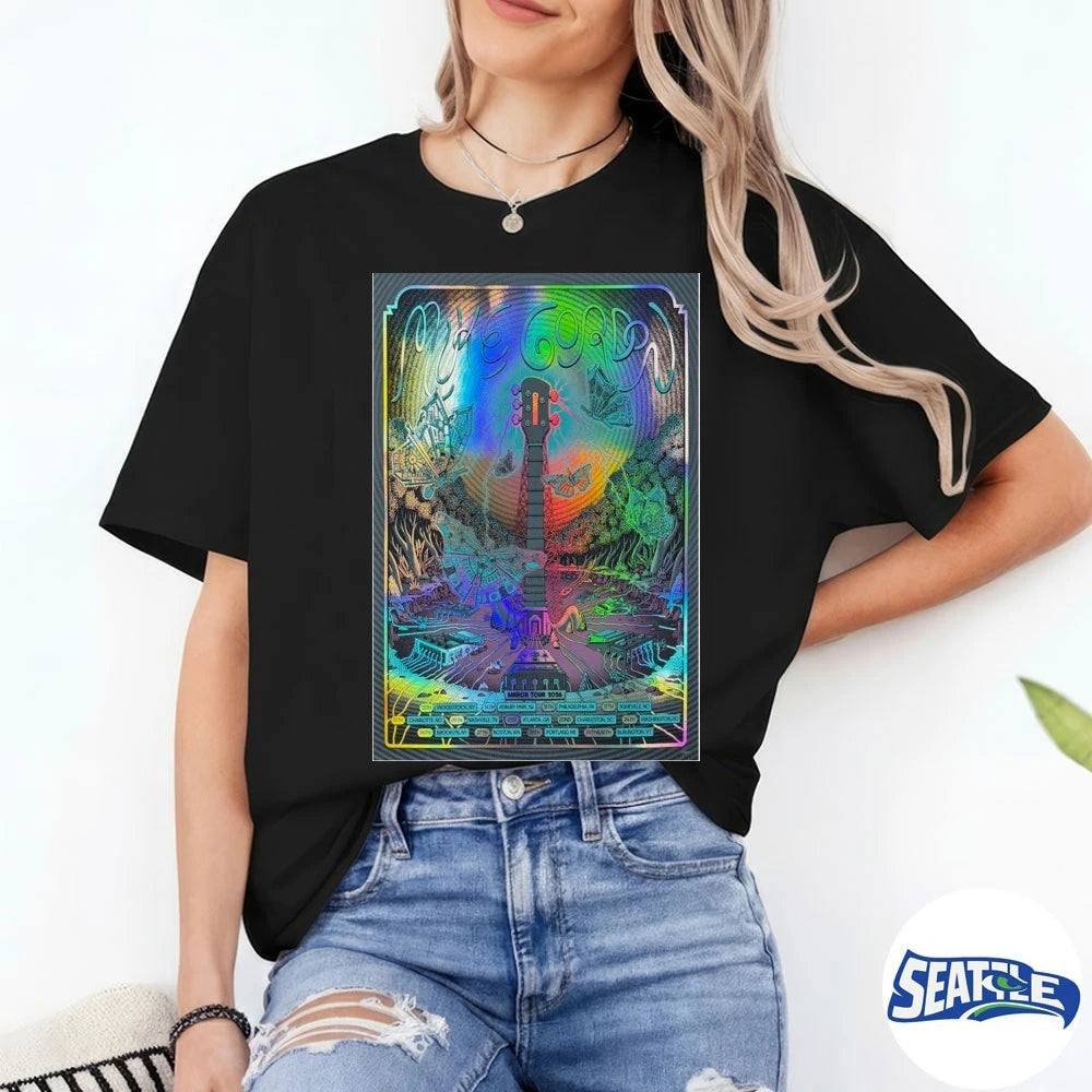 Official Mike Gordon Tour March 17 2026 Asheville NC Poster t-shirt