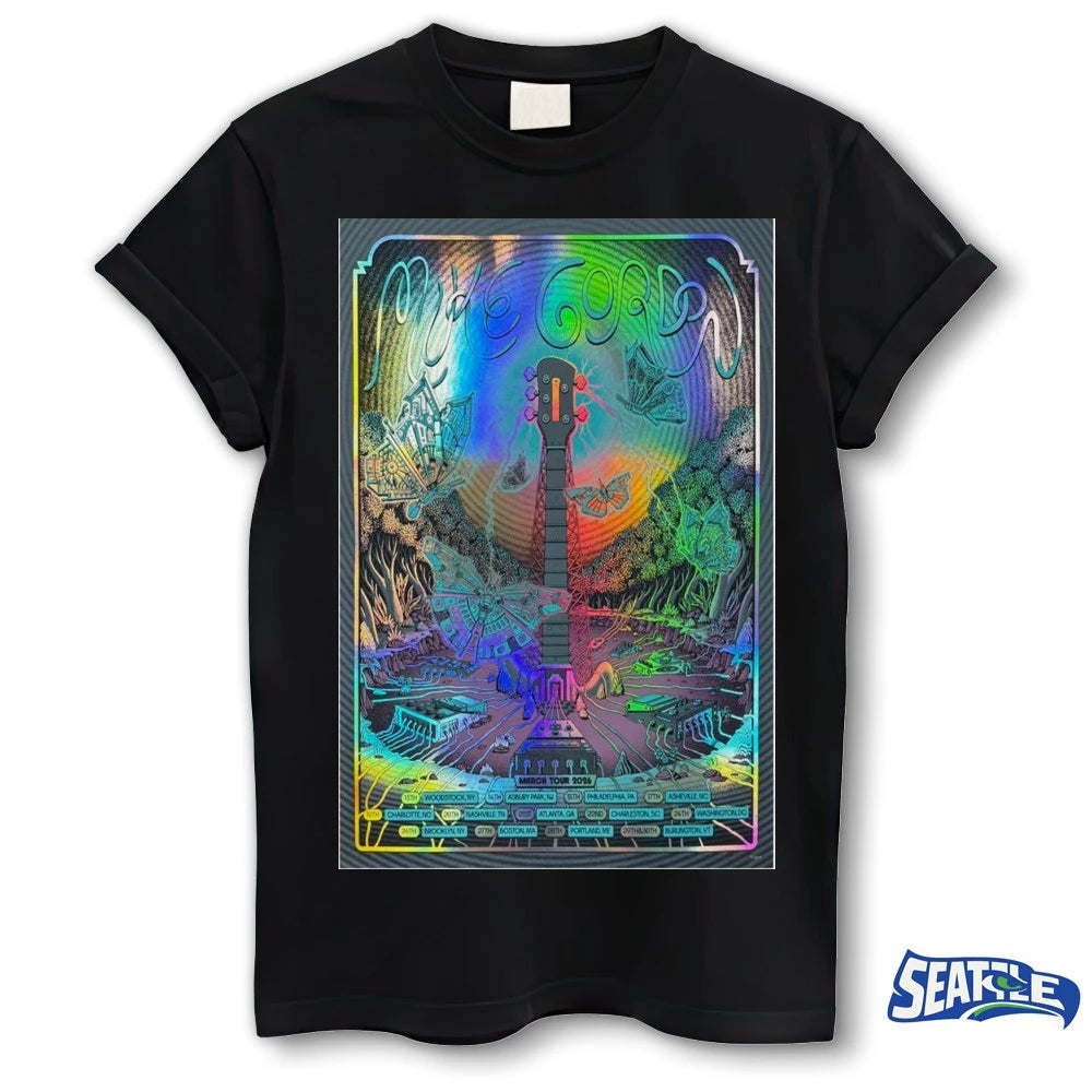 Official Mike Gordon Tour March 17 2026 Asheville NC Poster t-shirt