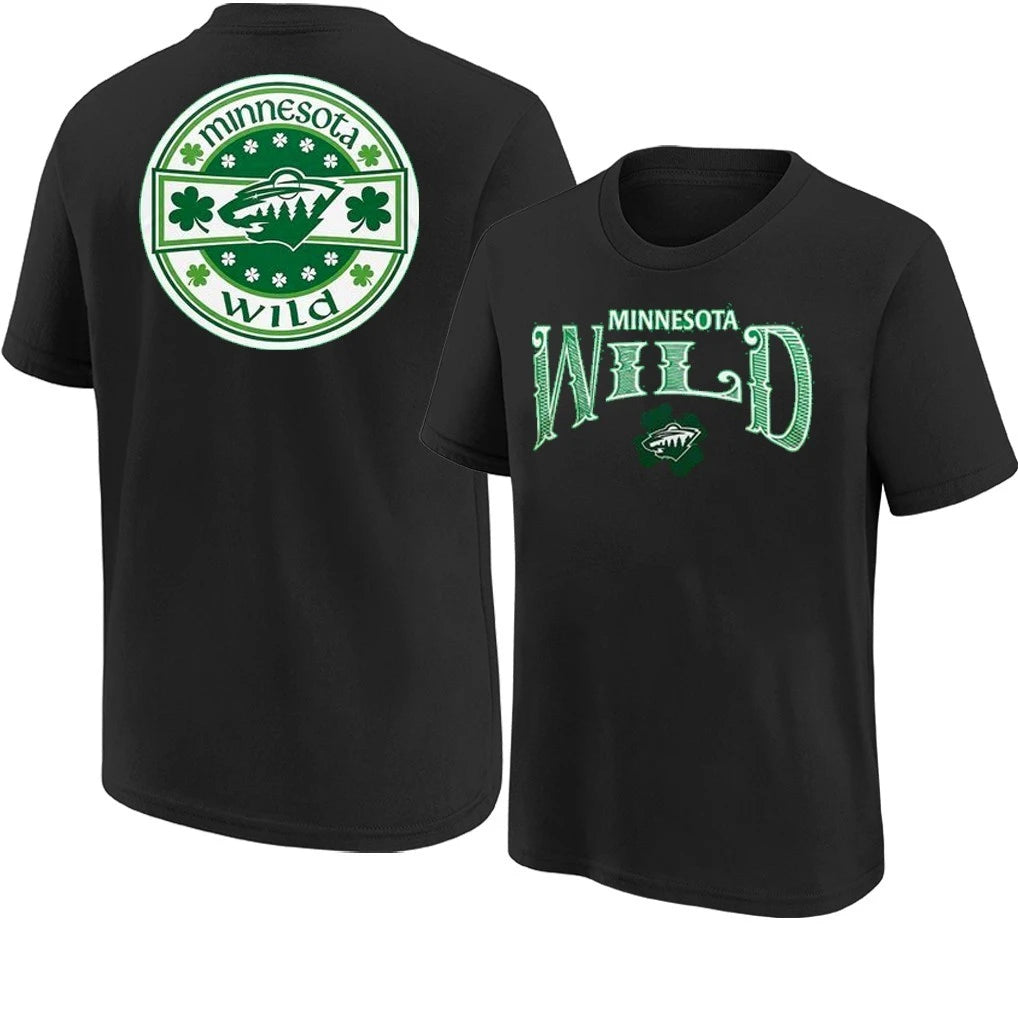 Official Minnesota Hockey Lucky Green St. Patrick’s Day Fan T-Shirt
