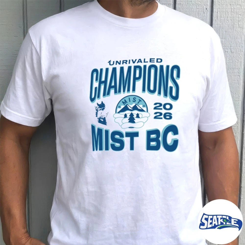 Official Mist BC Unrivaled Champions 2026 t-shirt