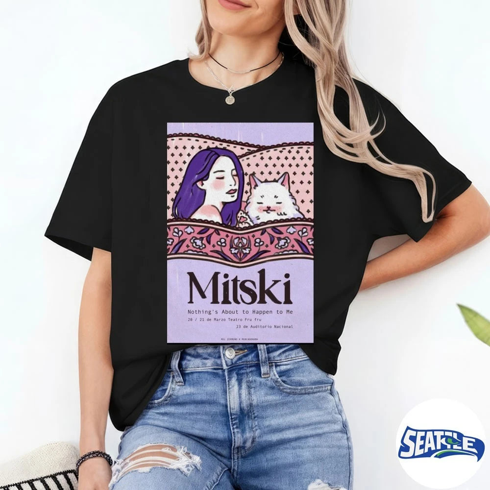 Official Mitski Nothing’s About To Happen To Me March 21 2026 Poster t-shirt