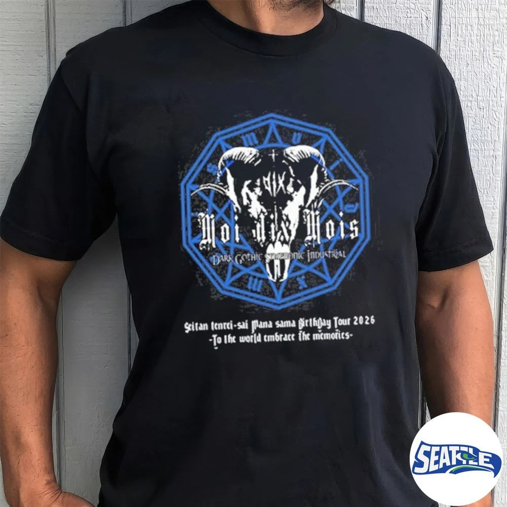 Official Moi dix Mois Dark Gothic Symphonic Industrial Tour 2026 t-shirt