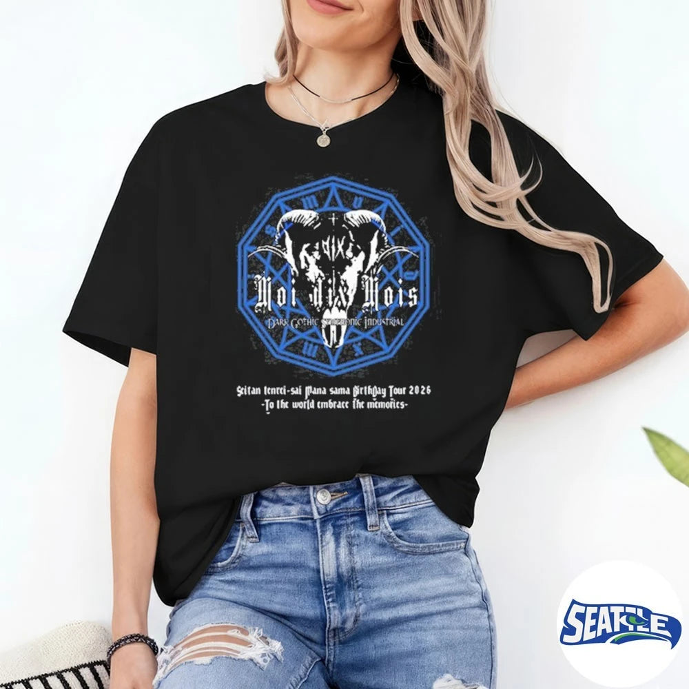 Official Moi dix Mois Dark Gothic Symphonic Industrial Tour 2026 t-shirt