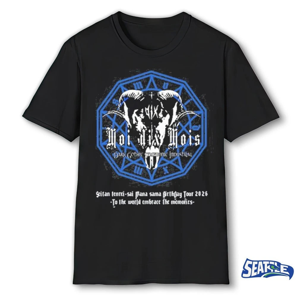 Official Moi dix Mois Dark Gothic Symphonic Industrial Tour 2026 t-shirt