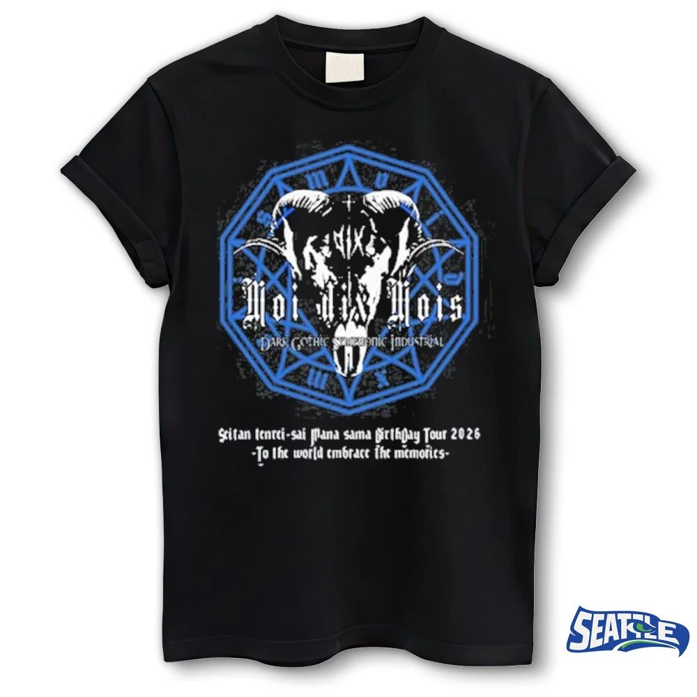 Official Moi dix Mois Dark Gothic Symphonic Industrial Tour 2026 t-shirt