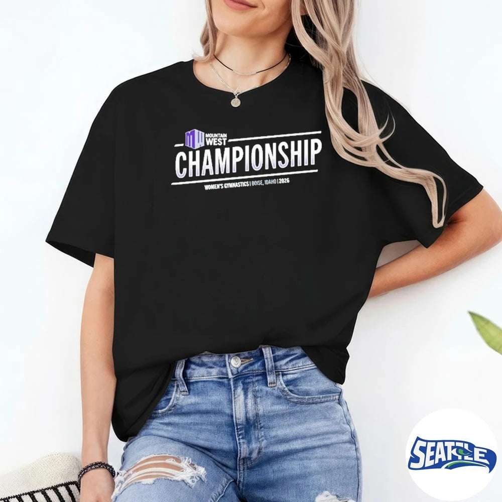 Official Mountain West Championship Women’s Gymnastics Boise, Idaho 2026 t-shirt