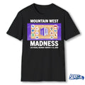 Official Mountain West Madness Las Vegas, Nevada March 7-14, 2026 Men’s And Women’s Basketball Court Championship Event t-shirt