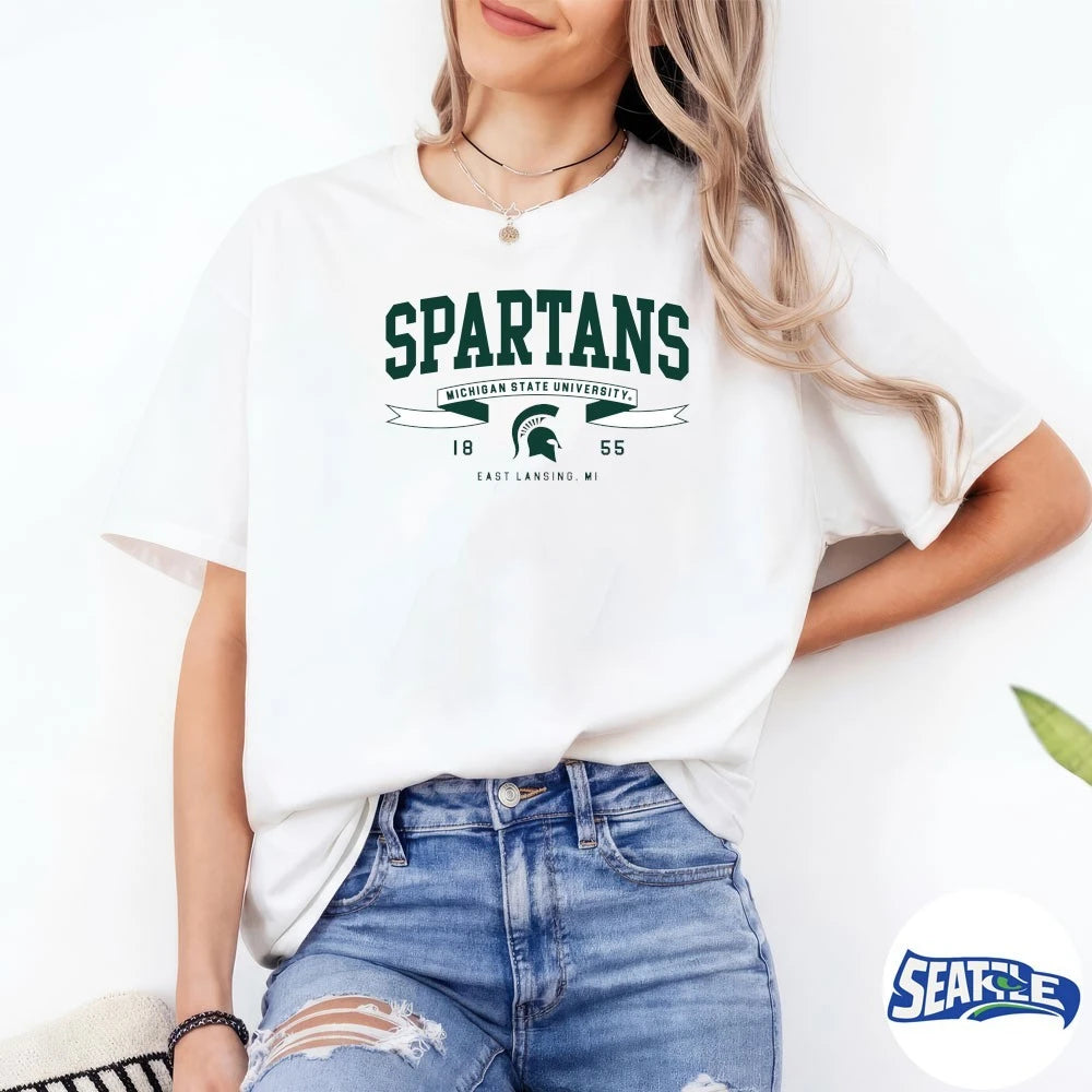 Official MSU Ribbon Flight – Spartans Michigan State University 1855 East Lansing, MI t-shirt