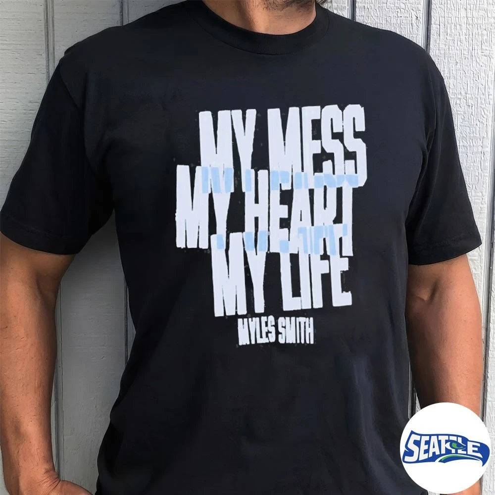 Official Myles Smith My Mess, My Heart, My Life Ivory Album t-shirt