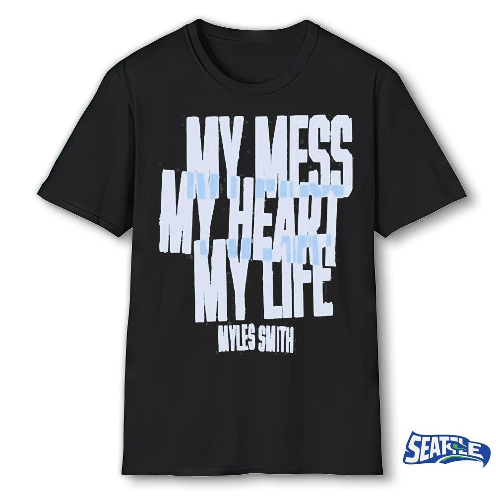 Official Myles Smith My Mess, My Heart, My Life Ivory Album t-shirt