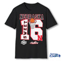 Official Nebraska Cornhuskers 2026 NCAA Men’s Basketball March Madness Sweet 16 Bound t-shirt