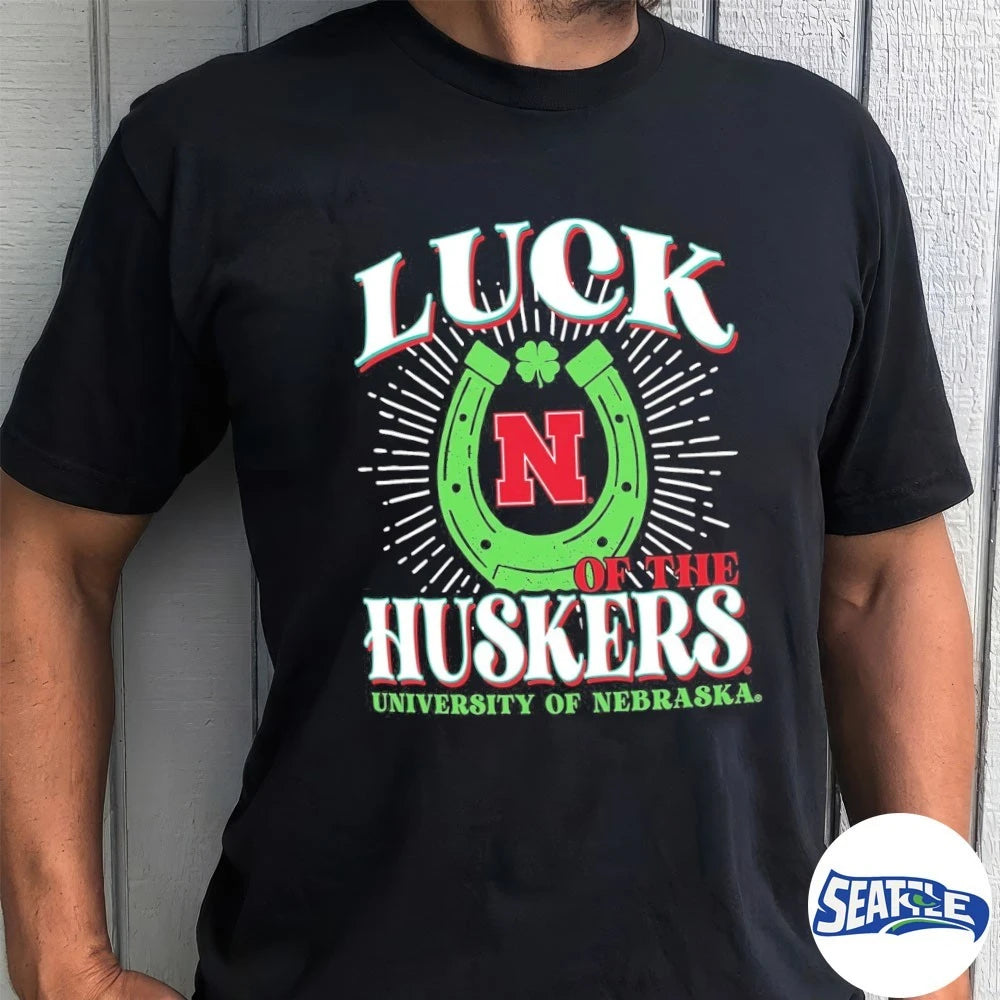 Official Nebraska Cornhuskers Luck of the Team The University Of Nebraska t-shirt