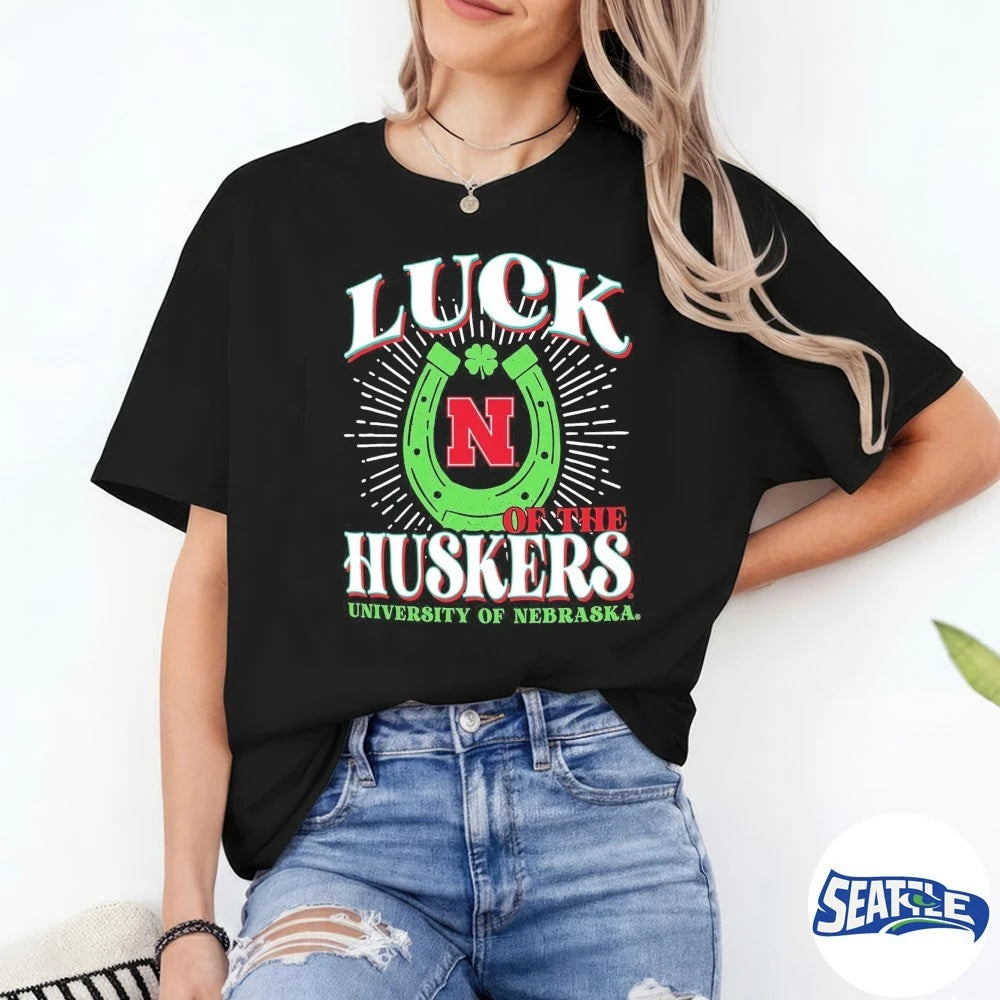 Official Nebraska Cornhuskers Luck of the Team The University Of Nebraska t-shirt