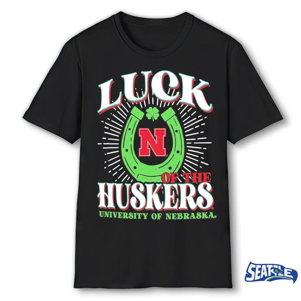 Official Nebraska Cornhuskers Luck of the Team The University Of Nebraska t-shirt