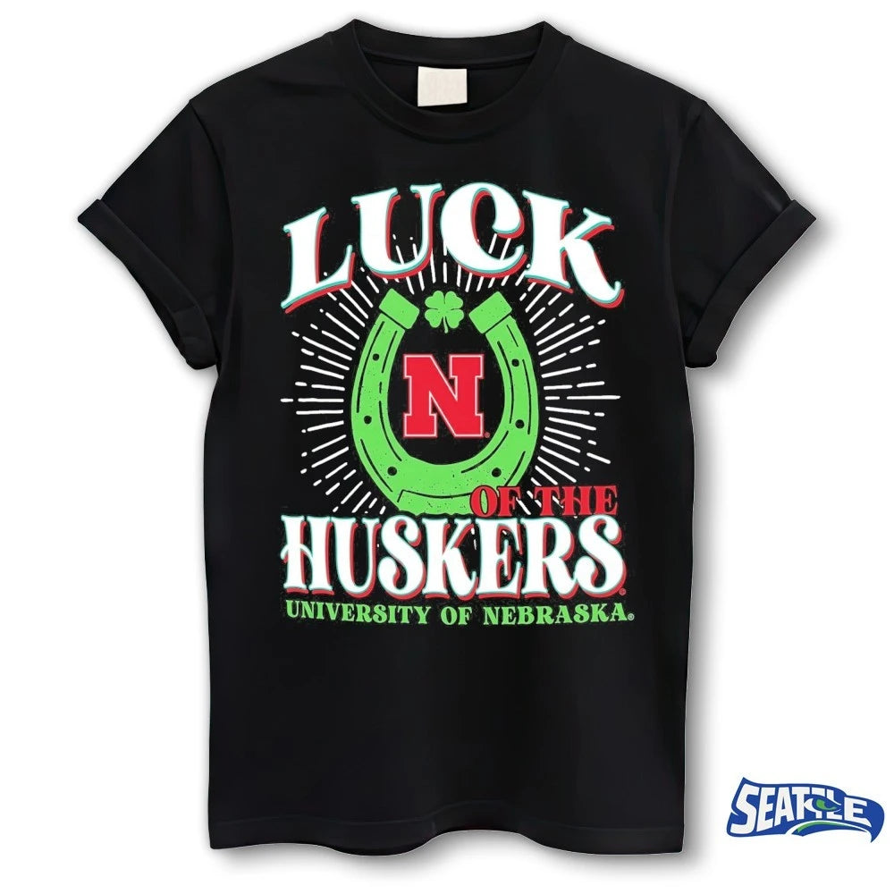 Official Nebraska Cornhuskers Luck of the Team The University Of Nebraska t-shirt