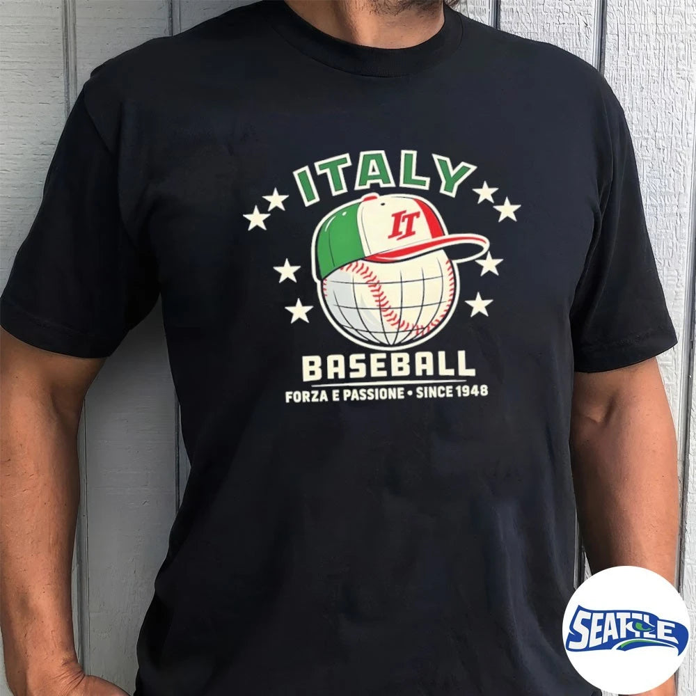 Official New Forza Italia Baseball Forza E Passione Since 1948 t-shirt