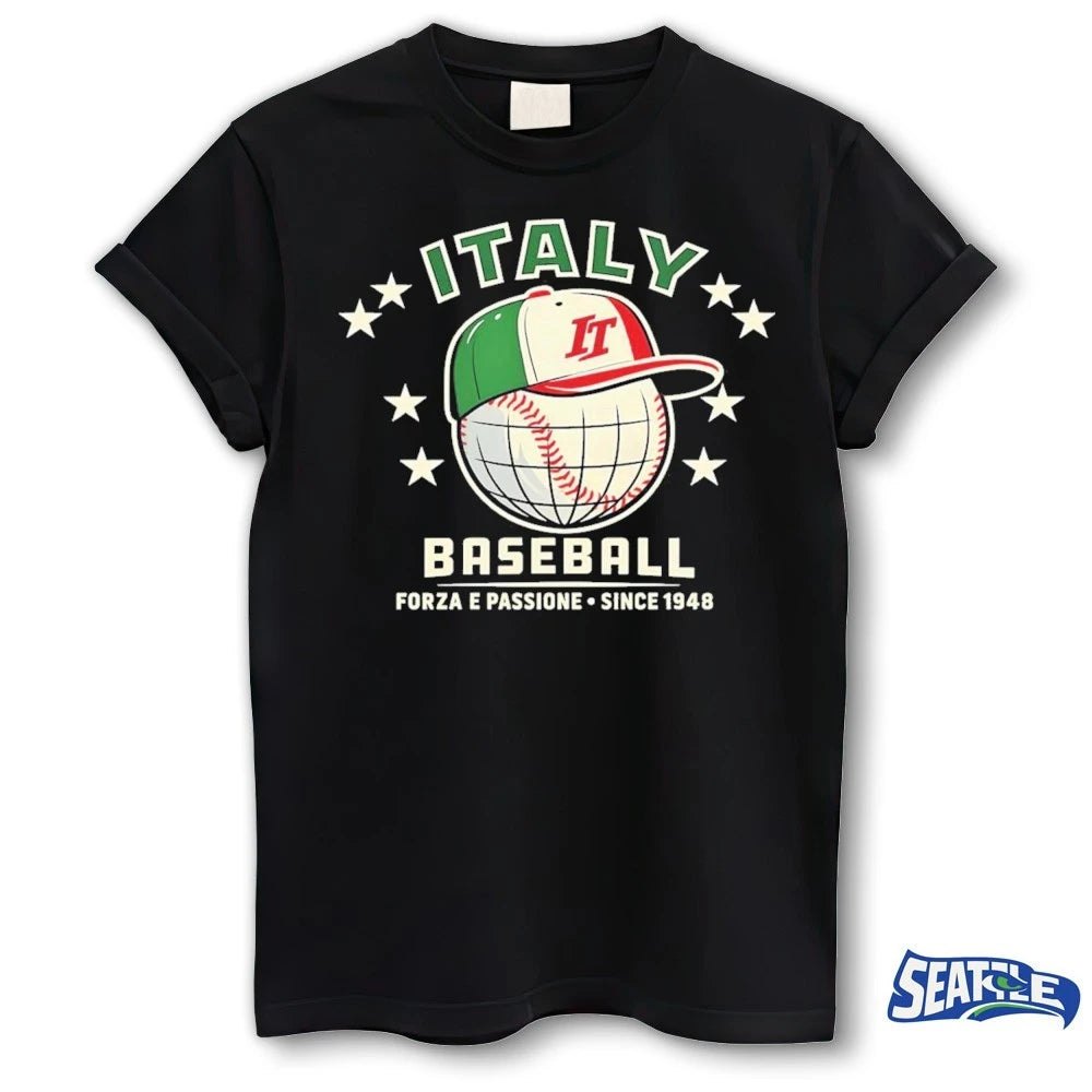 Official New Forza Italia Baseball Forza E Passione Since 1948 t-shirt