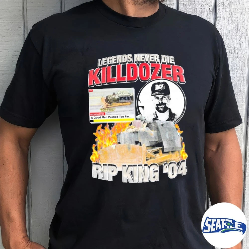Official New Legends Never Die Killdozer RIP King ’04 t-shirt
