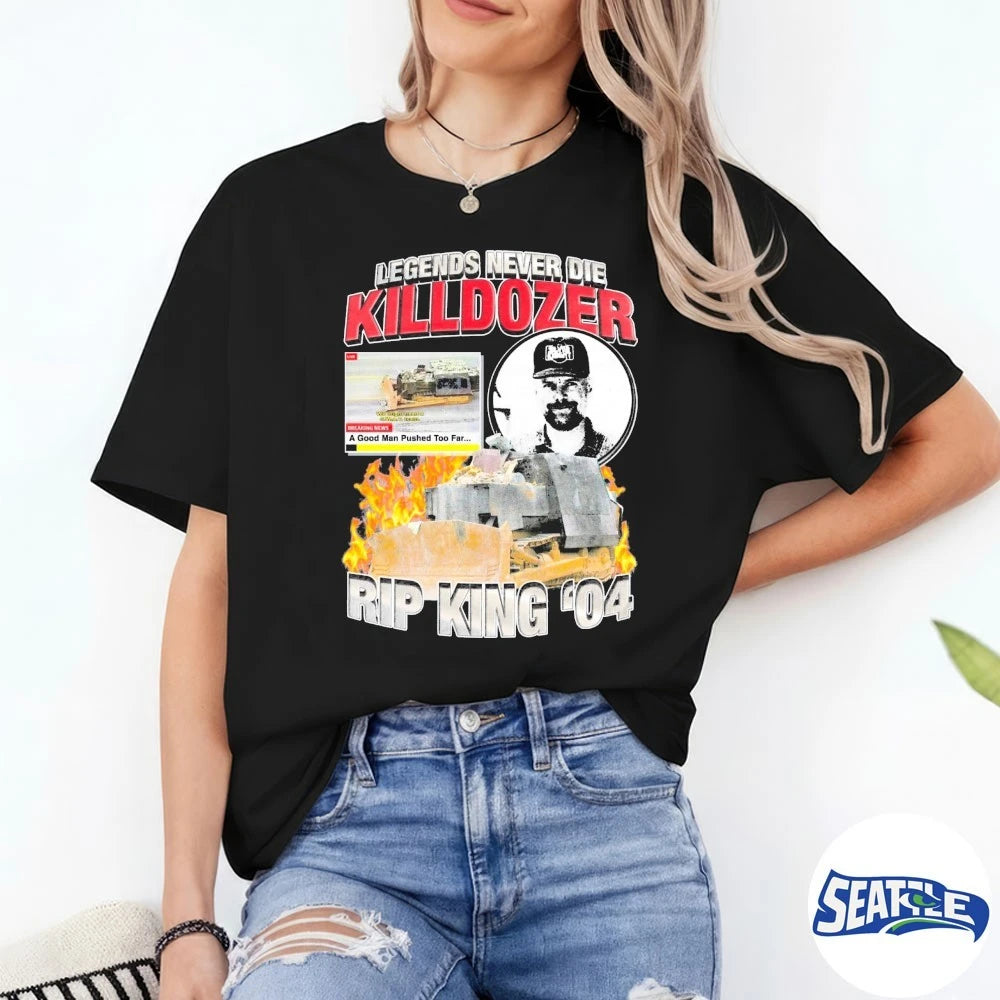 Official New Legends Never Die Killdozer RIP King ’04 t-shirt