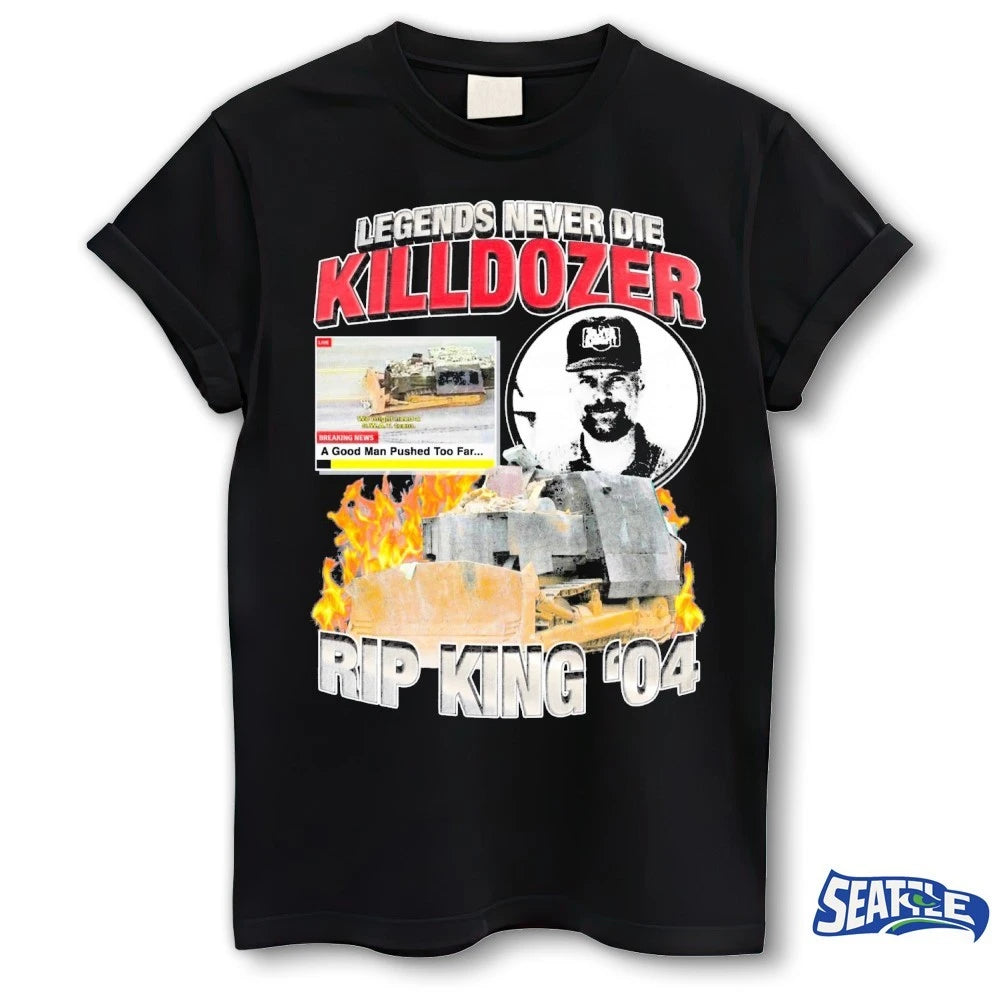 Official New Legends Never Die Killdozer RIP King ’04 t-shirt