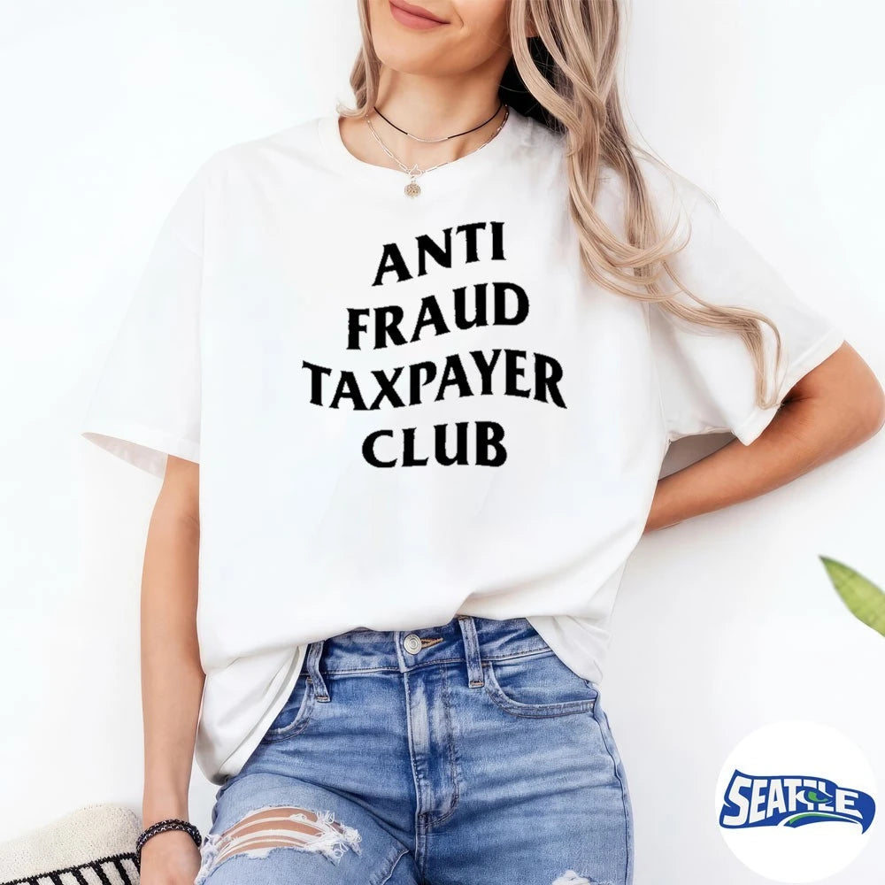 Official Nick Shirley Anti Fraud Taxpayer Club t-shirt