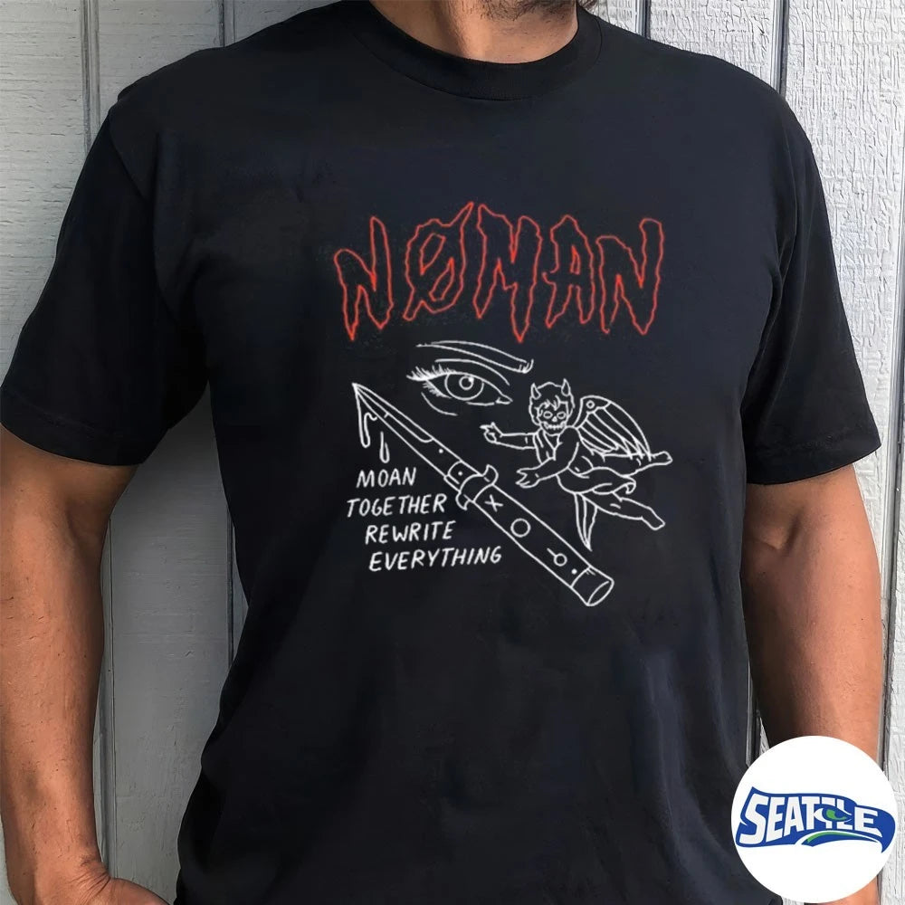 Official No Man Moan Together Rewrite Everything Flexi t-shirt