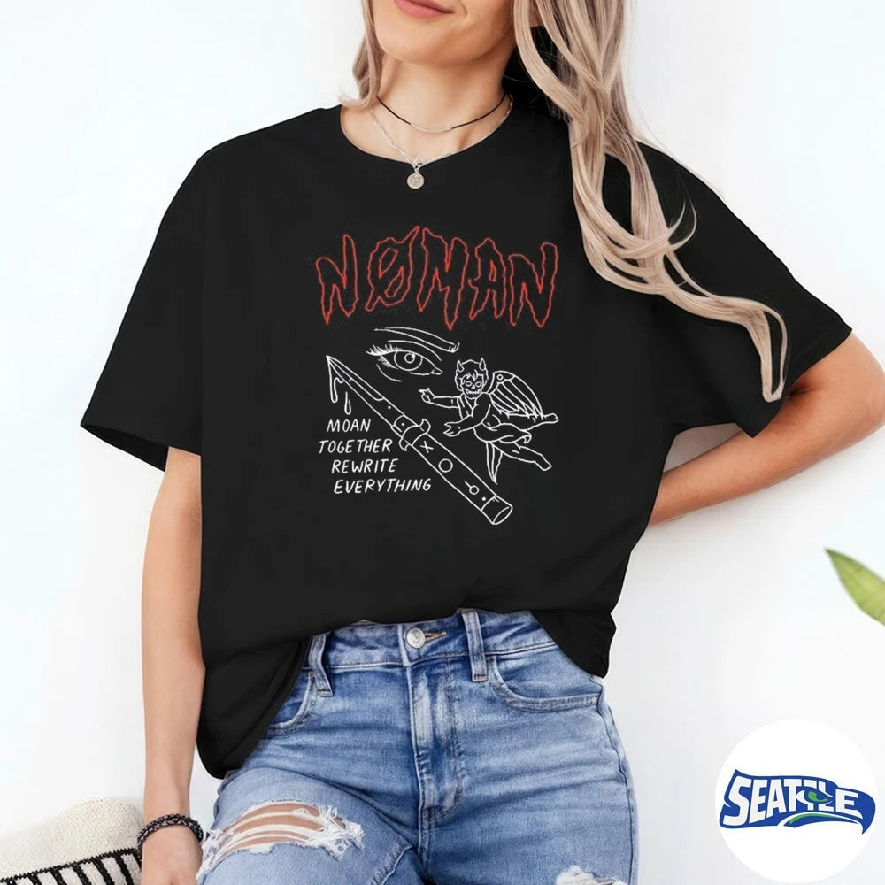 Official No Man Moan Together Rewrite Everything Flexi t-shirt