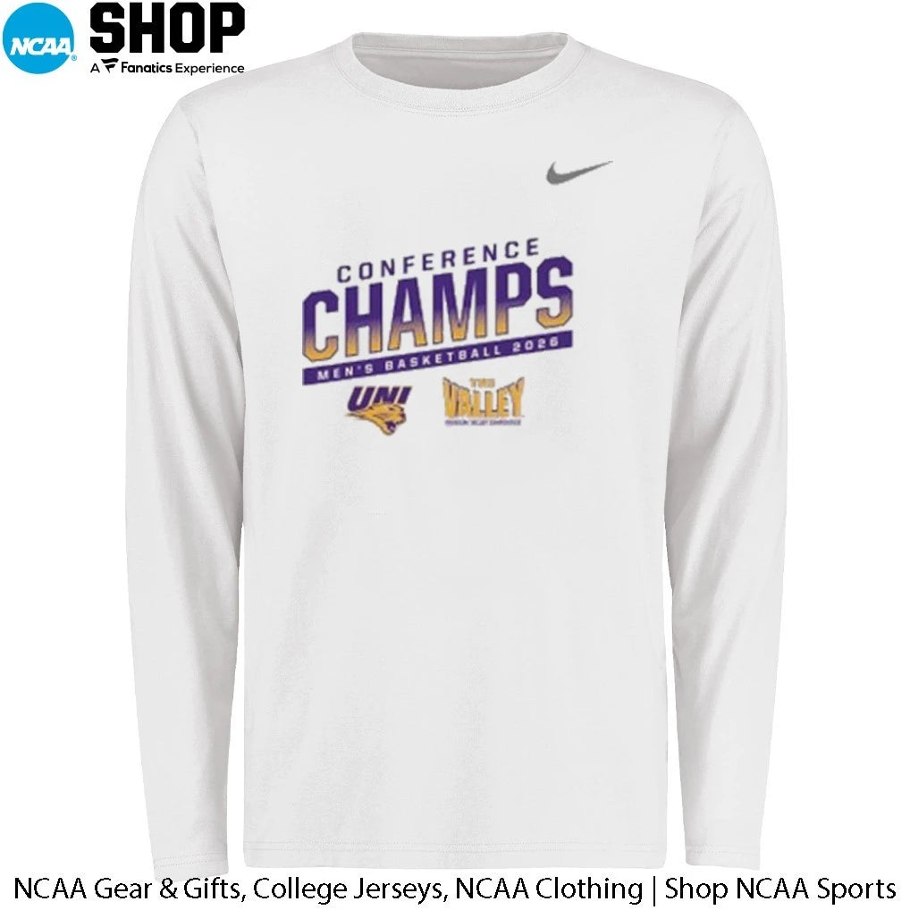 Official Northern Iowa Panthers Men’s Basketball 2026 Conference Champions T-Shirt