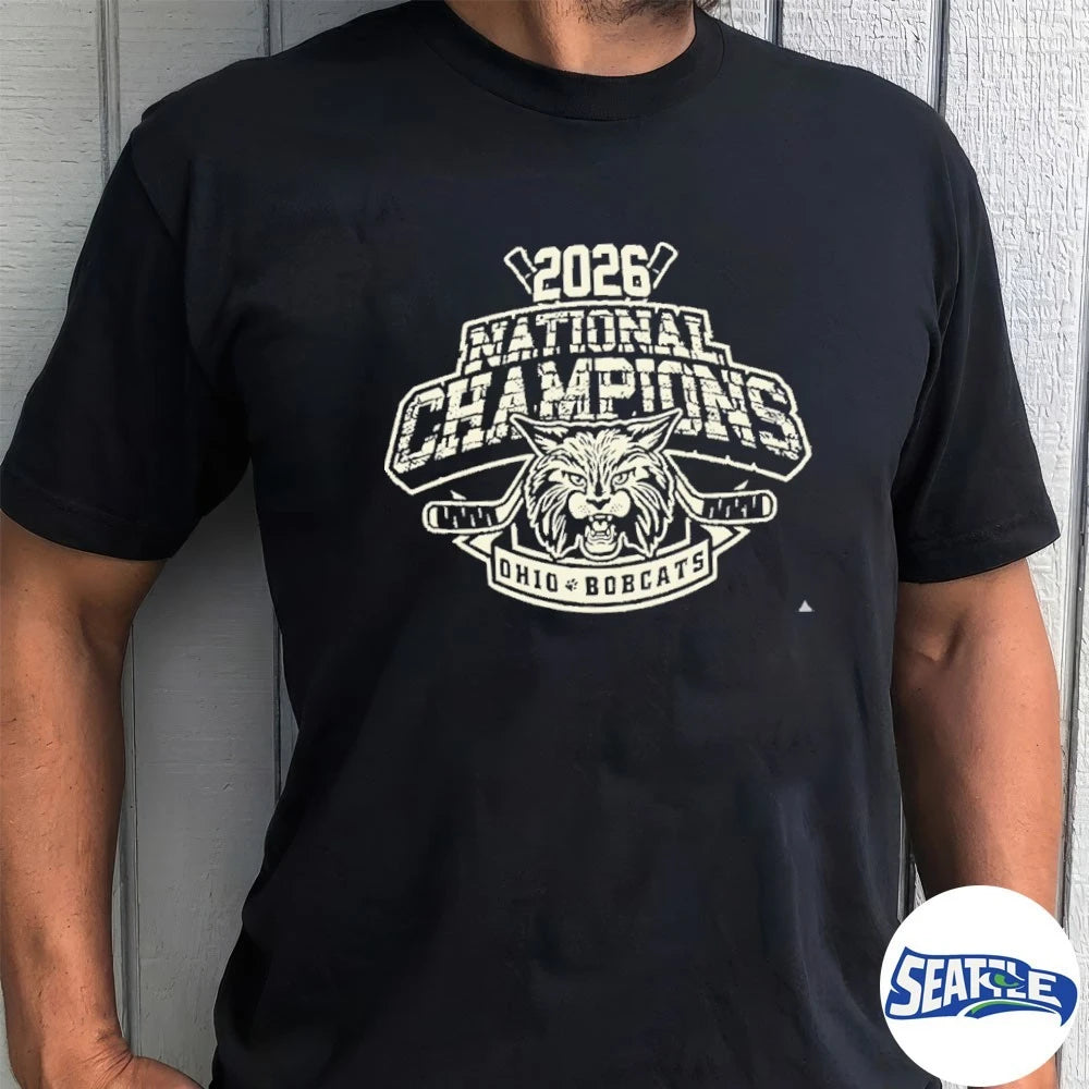 Official Ohio Bobcats 2026 National Champions Logo t-shirt