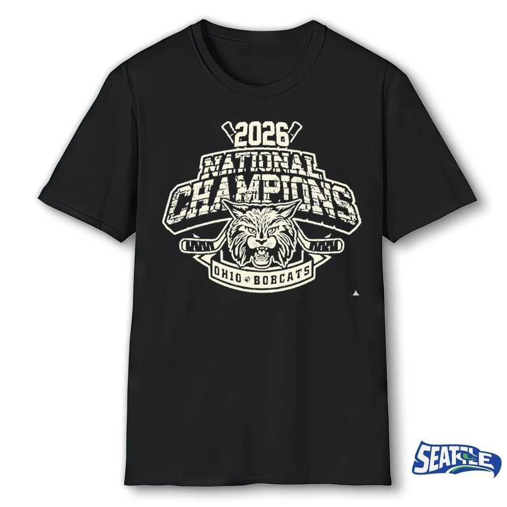 Official Ohio Bobcats 2026 National Champions Logo t-shirt