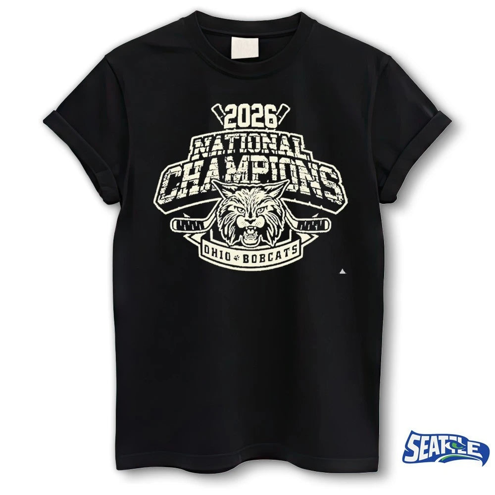 Official Ohio Bobcats 2026 National Champions Logo t-shirt