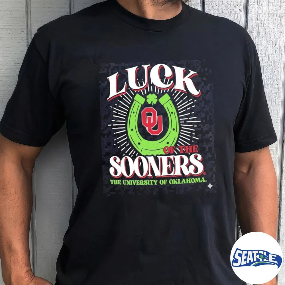 Official Oklahoma Sooners Luck of the Team The University Of Oklahoma t-shirt