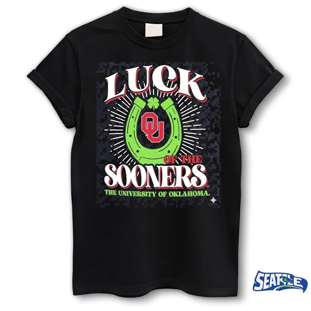 Official Oklahoma Sooners Luck of the Team The University Of Oklahoma t-shirt