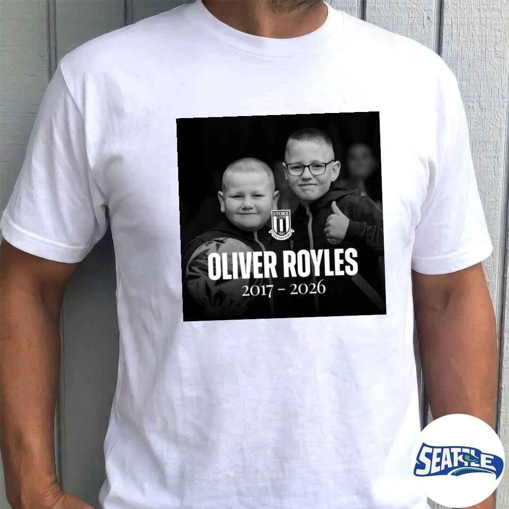 Official Oliver Royles 2017 – 2026 Stoke City FC t-shirt