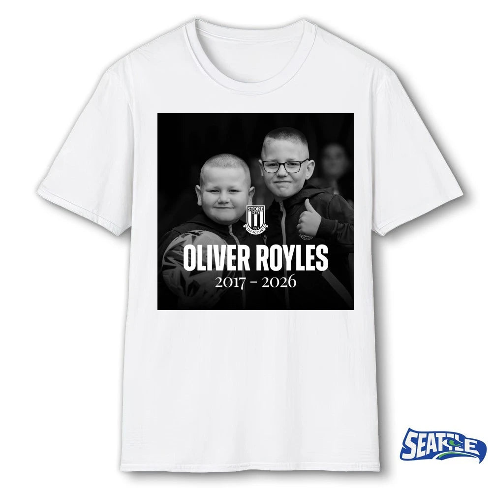 Official Oliver Royles 2017 – 2026 Stoke City FC t-shirt
