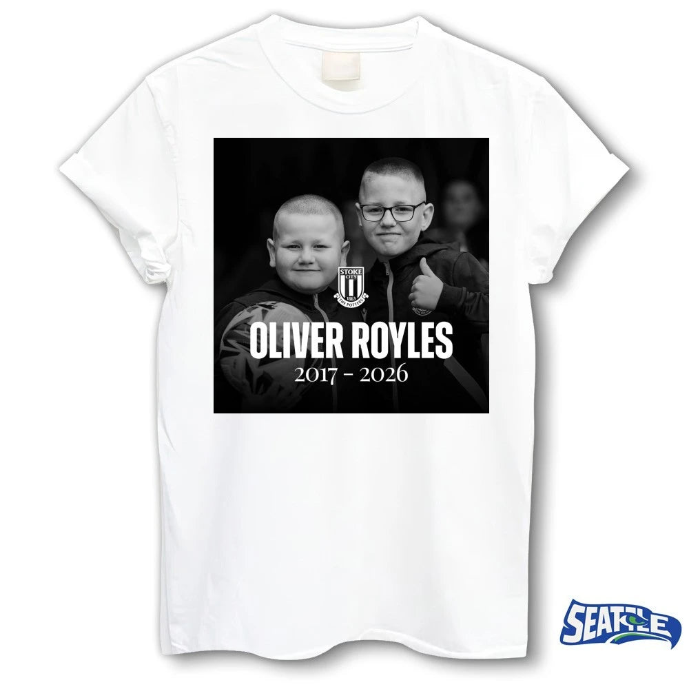 Official Oliver Royles 2017 – 2026 Stoke City FC t-shirt