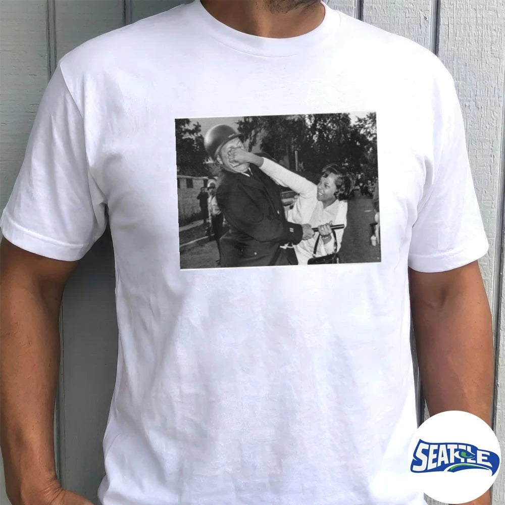 Official Pamela Echols Punching A Policeman t-shirt