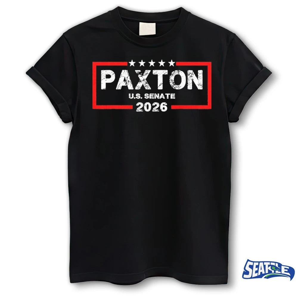 Official Paxton U.S. Senate 2026 Distressed Stamp Graphic t-shirt