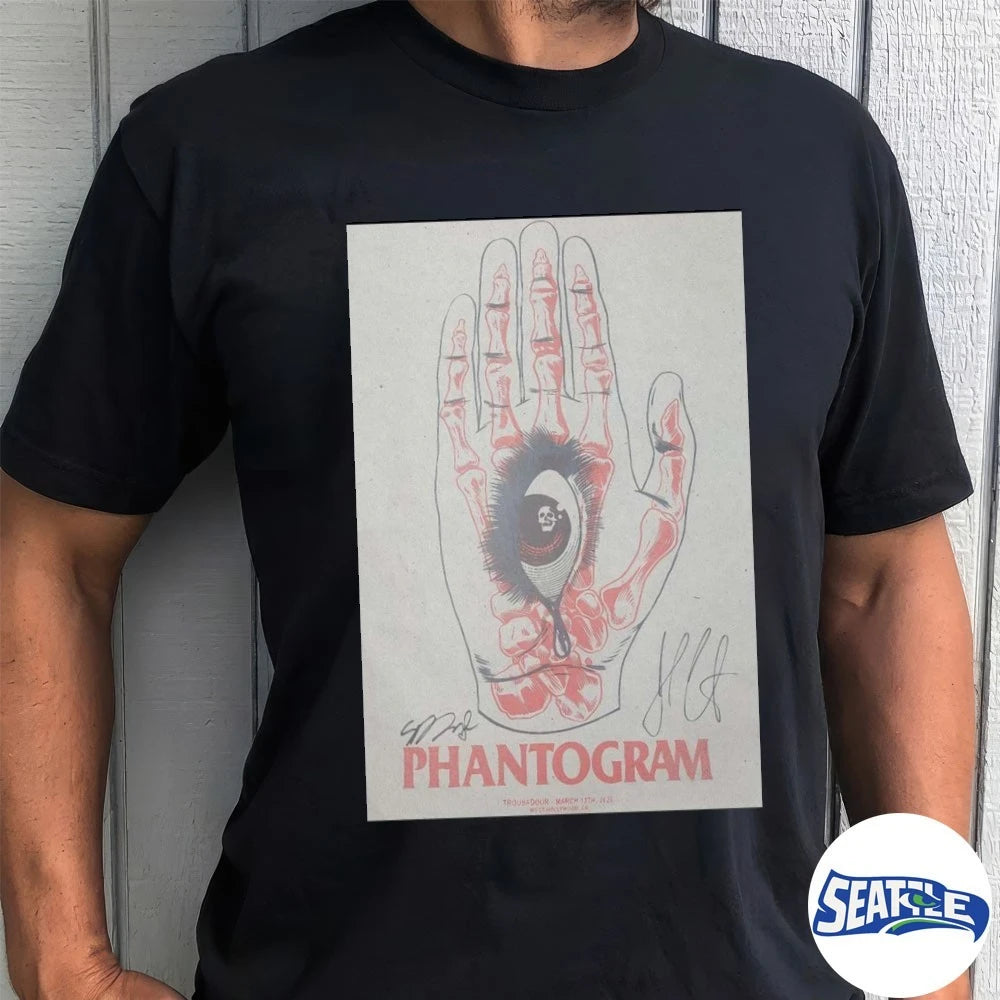 Official PHANTOGRAM West Hollywood CA March 13 2026 Signed Poster t-shirt