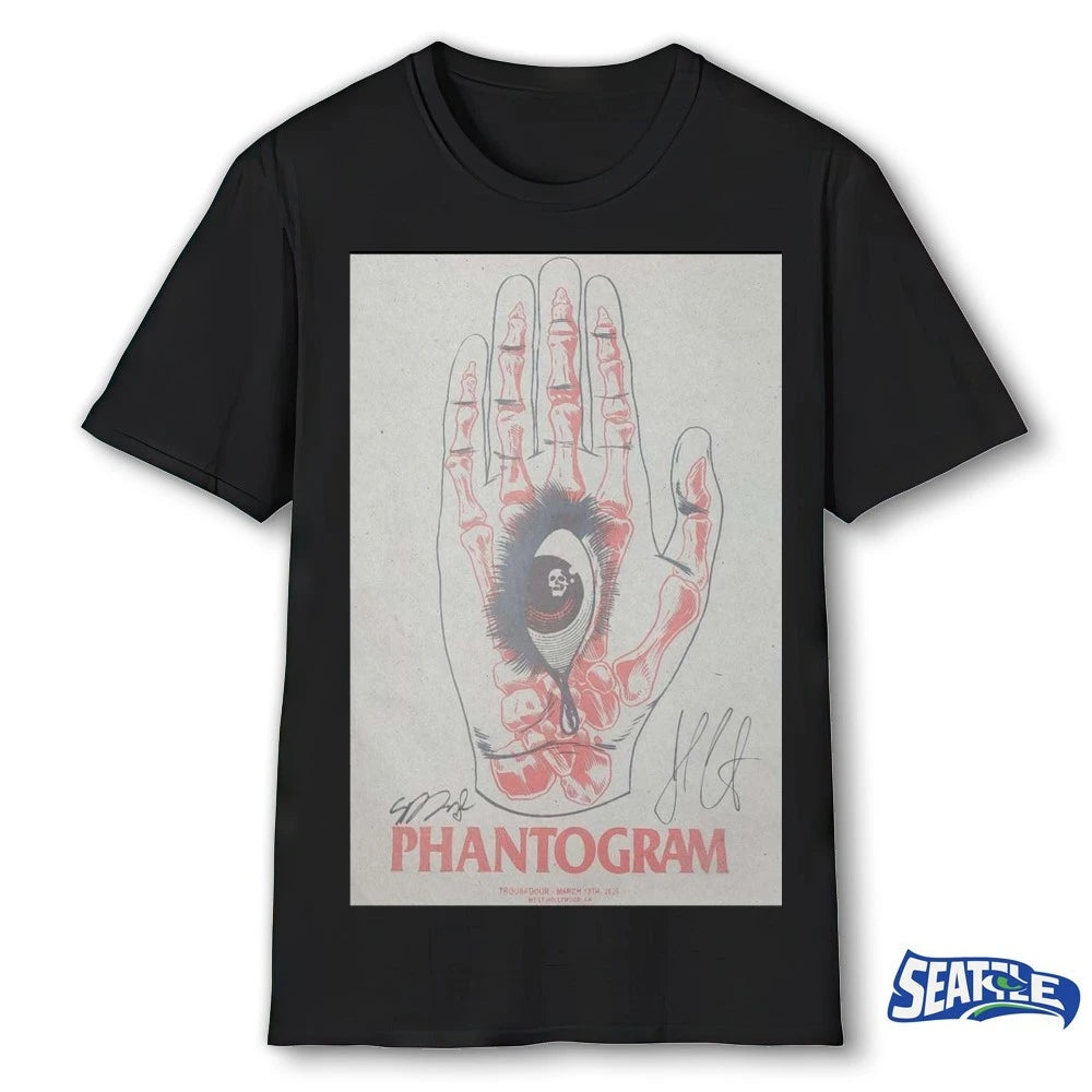Official PHANTOGRAM West Hollywood CA March 13 2026 Signed Poster t-shirt