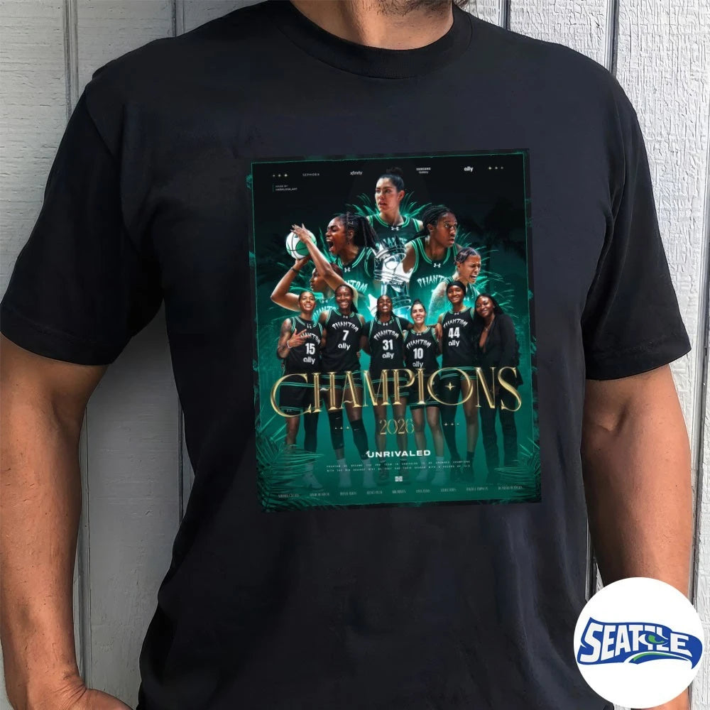Official Phantom BC defeating MIST Unrivaled championship in 2026 Poster t-shirt